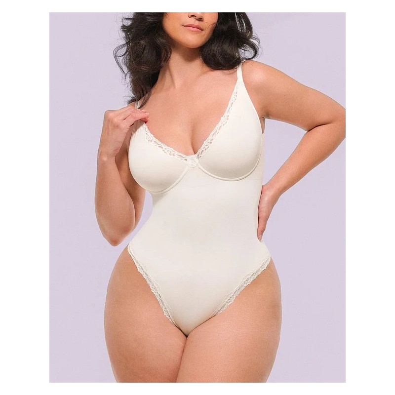 OceanHug™ Bodysuit lissant Oyster Reborn