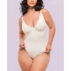 OceanHug™ Bodysuit lissant Oyster Reborn