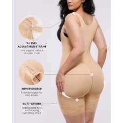 AirSlim® Bodysuit à buste ouvert à compression extrême