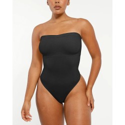 Skin Flow™ Bodysuit sans bretelles sculpture thong