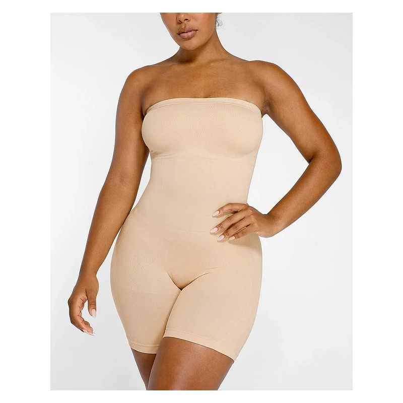 Skin Flow™ Bodysuit sans bretelles sculpture sans couture Skin Flow™ Bodysuit sans bretelles sculpture sans couture
