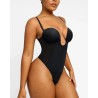 BOOT-YEAH™ Bodysuit MeshSmooth™ Deep Plunge à dos bas