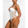 BOOT-YEAH™ Bodysuit MeshSmooth™ Deep Plunge à dos bas