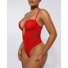 BOOT-YEAH™ Bodysuit MeshSmooth™ Deep Plunge à dos bas