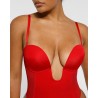 BOOT-YEAH™ Bodysuit MeshSmooth™ Deep Plunge à dos bas