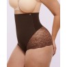 Bare Essentials™ MeshSmooth™ Taille haute Brief de dentelle sheer