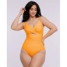 Sculpture intelligente™ Costume de bain à côtes coupe-avant en forme