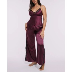 Bare Essentials™ Pantalon de pyjama en dentelle satiné