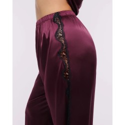 Bare Essentials™ Pantalon de pyjama en dentelle satiné