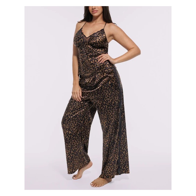 Bare Essentials™ Pantalon de pyjama en dentelle satiné Bare Essentials™ Pantalon de pyjama en dentelle satiné