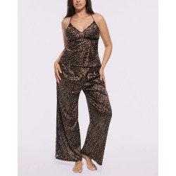 Bare Essentials™ Pantalon de pyjama en dentelle satiné