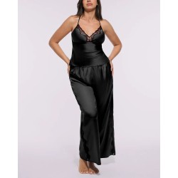 Bare Essentials™ Pantalon de pyjama en dentelle satiné