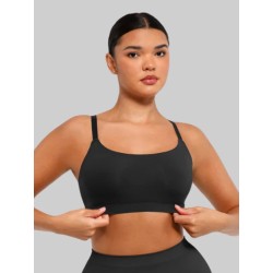 Soutien-gorge col carré invisible sans fil