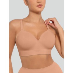 Soutien-gorge sans fil push-up sans couture confort couverture complète