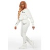 femmes halloway noir zip-up super empilé trackset