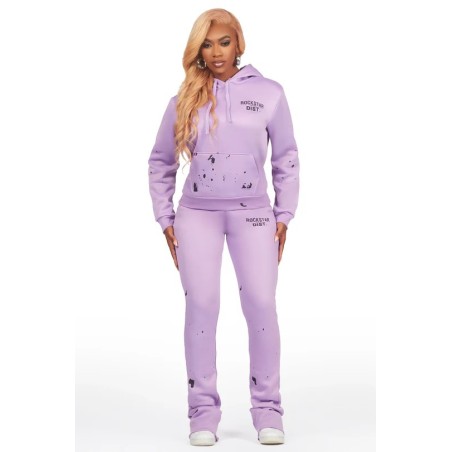 hadley jaune super empilé trackset pour femmes