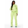 hadley jaune super empilé trackset pour femmes