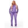 hadley jaune super empilé trackset pour femmes