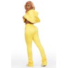 hadley jaune super empilé trackset pour femmes