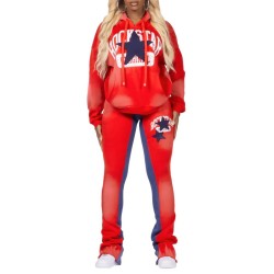 Trackset super empilé donique rouge pour femmes