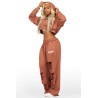 trackset grande taille corina noir en terry français pour femmes