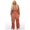 trackset grande taille corina noir en terry français pour femmes