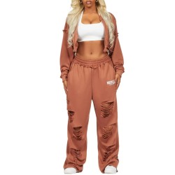 trackset grande taille corina noir en terry français pour femmes