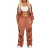 trackset grande taille corina noir en terry français pour femmes