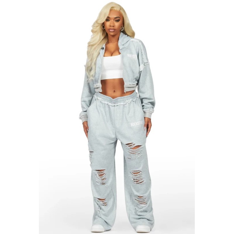 trackset grande taille corina noir en terry français pour femmes trackset grande taille corina noir en terry français pour femmes