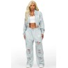 trackset grande taille corina noir en terry français pour femmes