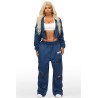 trackset grande taille corina noir en terry français pour femmes