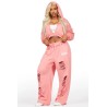 trackset grande taille corina noir en terry français pour femmes