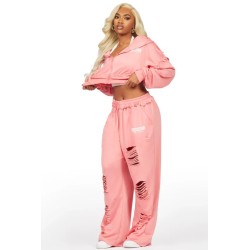 trackset grande taille corina noir en terry français pour femmes