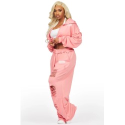trackset grande taille corina noir en terry français pour femmes
