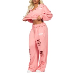 trackset grande taille corina noir en terry français pour femmes