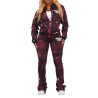Femmes martina zip-up super empilé trackset