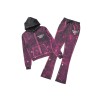 Femmes martina zip-up super empilé trackset