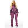 Femmes martina zip-up super empilé trackset