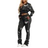 trackset empilé tricot noir maxine pour femmes