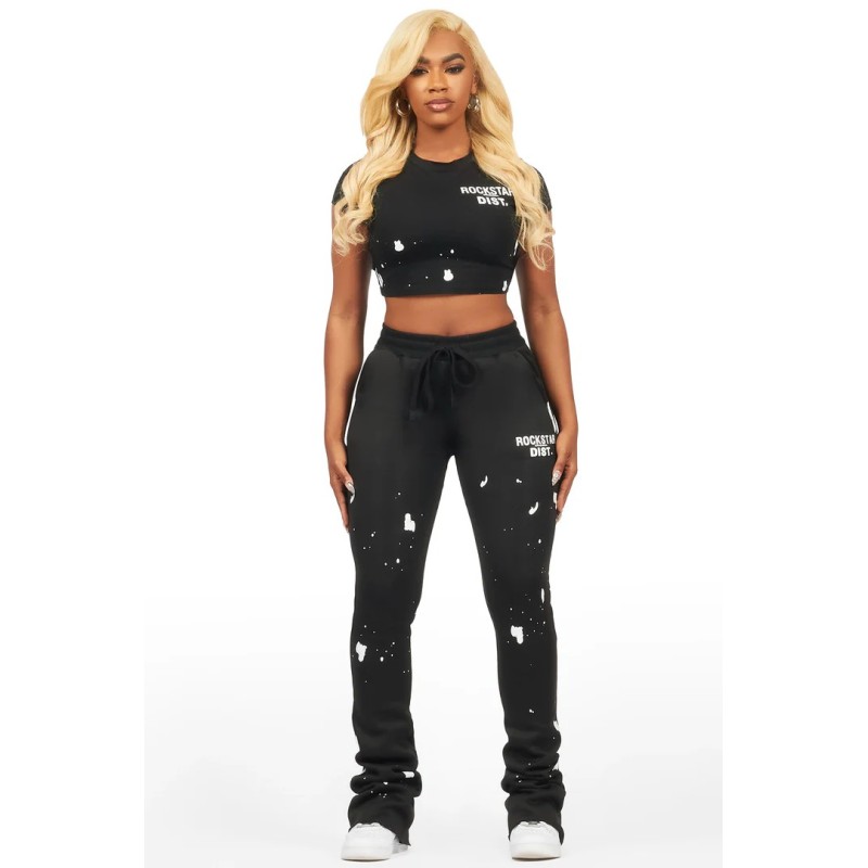 femme kristina t-shirt super empilé trackset femme kristina t-shirt super empilé trackset