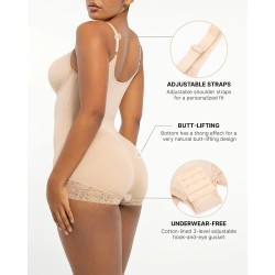 AirSlim® Bodysuit Bref Horloge Corps complet