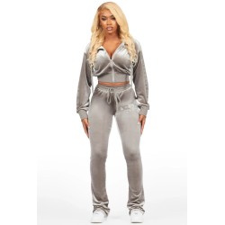 Trackset en velour empilé shakura pour femmes