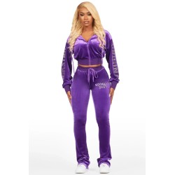 Trackset en velour empilé shakura pour femmes