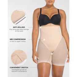 MeshSmooth™ Short à taille haute et mi-mollet