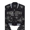 femme shanda récolte strass veste varsity