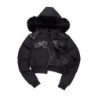 rosa noir puffer jacket