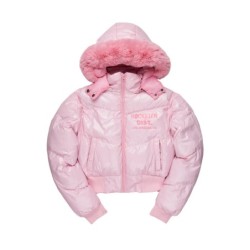 Moncia veste de puffer rose