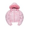 Moncia veste de puffer rose