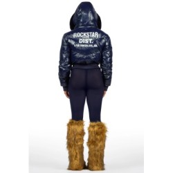 Moncia veste bleue marine