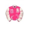 Sharray chaud rose veste oversized varsity